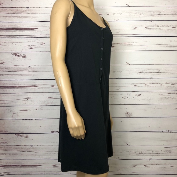 Lole Bliss Campri Dress in Black Spaghetti Strap - Picture 2 of 8